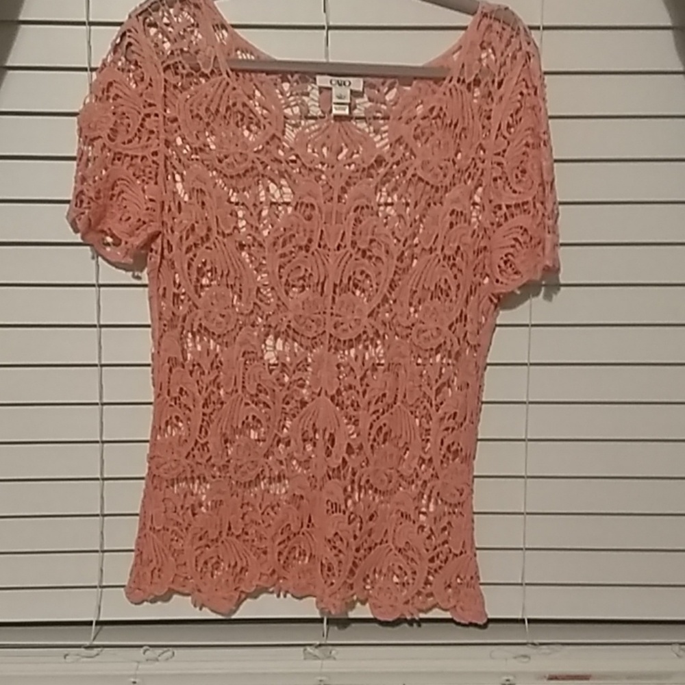 Pull over crochet shirt